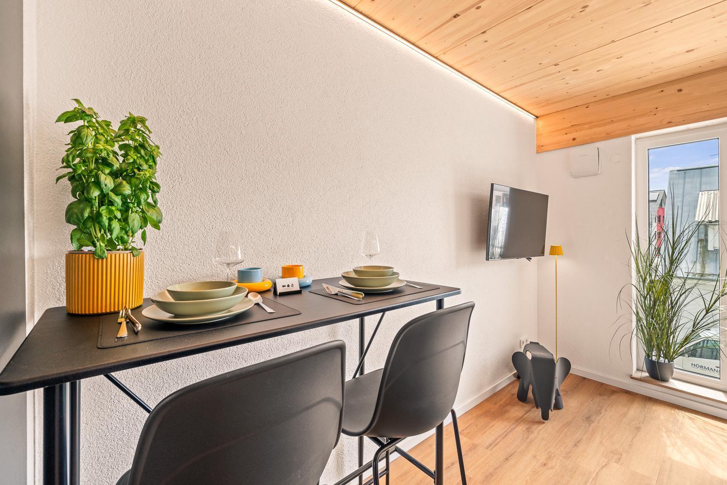 Einzimmer Wohlfuehlapartment Vier Klimatisiert Friedrichshafen Exterior foto